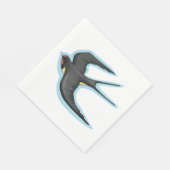 Serviette En Papier Bird in Flight (Coin)