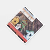 Serviette En Papier Birdhouses (Coin)