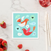 Serviette En Papier Birdie (En situation)