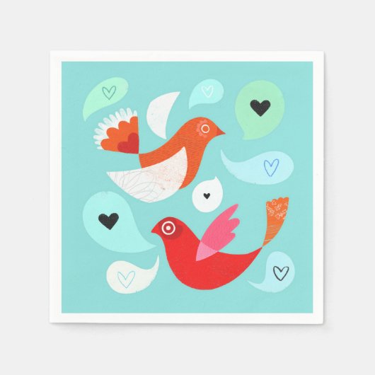 Serviette En Papier Birdie (Devant)