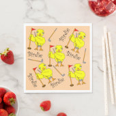 Serviette En Papier Birdie Golfer Chick (En situation)