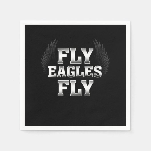 Serviette En Papier Birds Philadelphie Team Fly Eagles Fly Philly Foot (Devant)