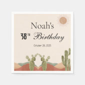 Serviette En Papier Birthday (Devant)