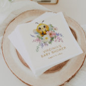 Serviette En Papier Birthday Bee