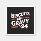 Serviette En Papier Biscuits Gravy 2024 Élections présidentielles nour (Devant)