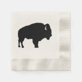 Serviette En Papier Bison américain (Devant)