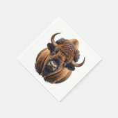 Serviette En Papier Bison / Buffle (Coin)