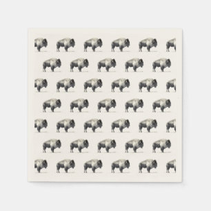 Serviette En Papier Bison d'Amérique