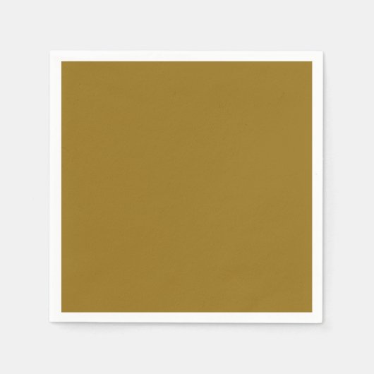 Serviette En Papier Bister Brown (couleur solide) (Devant)