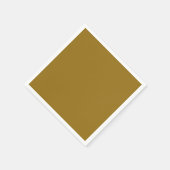 Serviette En Papier Bister Brown (couleur solide) (Coin)