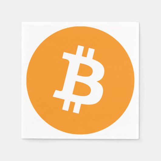 Serviette En Papier Bitcoin (Devant)