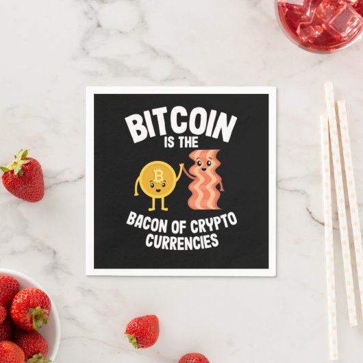 Serviette En Papier Bitcoin Is (En situation)