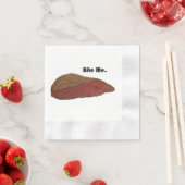 Serviette En Papier Bite Me Funny Steak Beef Pun Joke (En situation)