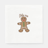 Serviette En Papier Bite Me Gingerbread Funny Cookie Christmas Thanksg (Devant)