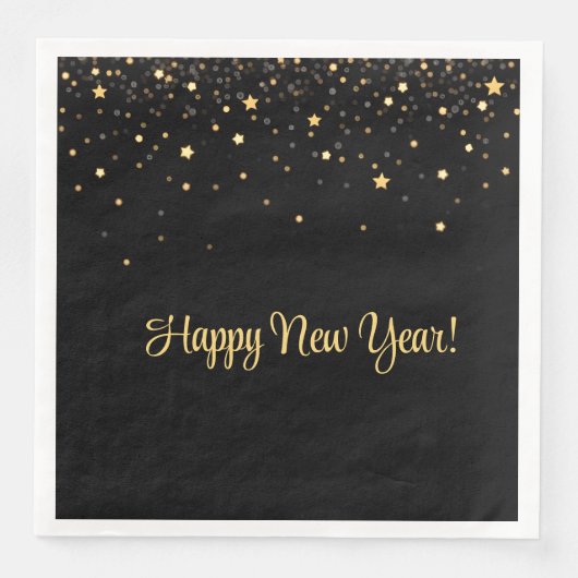 Serviette En Papier Bites & Bubbly New Years Eve (Devant)