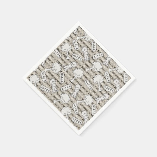 Serviette En Papier BITUB Motif (Croyez en l'incroyable) (Coin)