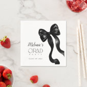Serviette En Papier Black Bow Grad (En situation)