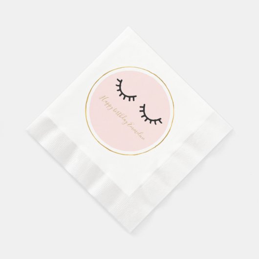 Serviette En Papier Black Eyelashes (Coin)