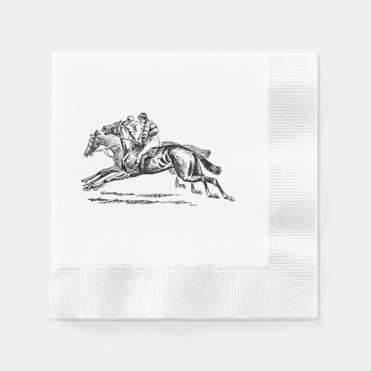 Serviette En Papier BLACK n WHITE PAPER NAPKIN (Devant)