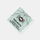 Serviette En Papier Black Spider Halloween fête d'anniversaire (Coin)