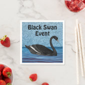Serviette En Papier Black Swan, événement (En situation)