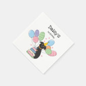 Serviette En Papier Black Tan Brussels Griffon Document d'anniversaire (Coin)
