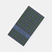 Serviette En Papier Black Watch Scottish Clan Tartan (Coin)