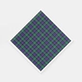 Serviette En Papier Black Watch Scottish Tartan (Coin)