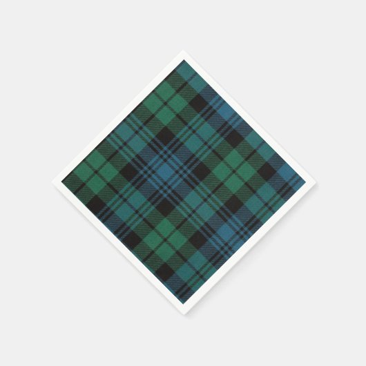 Serviette En Papier Black Watch Tartan Restored (Coin)