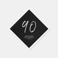 Black & White | Fête d'anniversaire 90 ans écritur