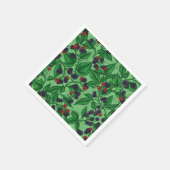 Serviette En Papier Blackberry en vert (Coin)