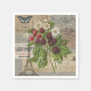 Serviette En Papier Blackberry vintages et collection d'art Ephemera