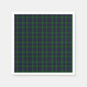Serviette En Papier Blackwatch Tartan