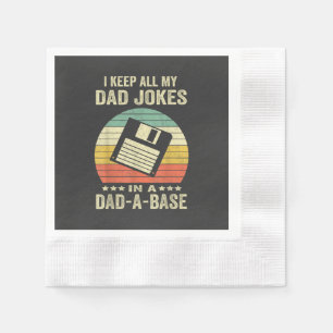 Serviette En Papier Blagues drôles de papa pour hommes dans dad-a-Base