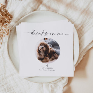 Serviette En Papier BLAIR Minimaliste chien animal de compagnie photo 