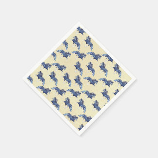 Serviette En Papier Blámóða