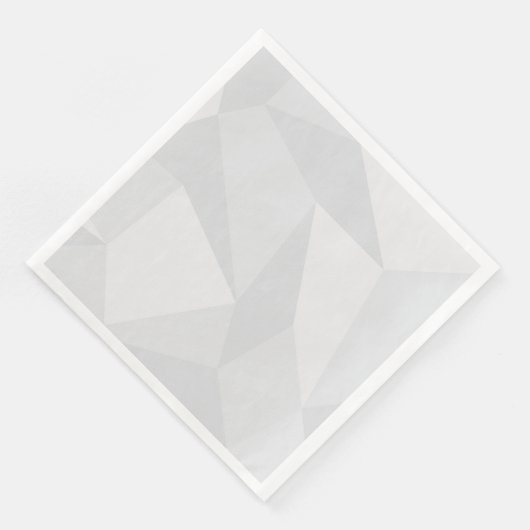 Serviette En Papier Blanc, simple, moderne, urbain, cool, motif tendan (Coin)