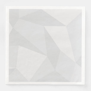Serviette En Papier Blanc, simple, moderne, urbain, cool, motif tendan