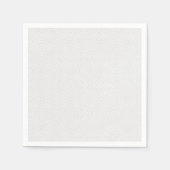 Serviette En Papier Blanc solide texturé. (Devant)