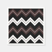 Serviette En Papier Blancs Brown noir (Devant)