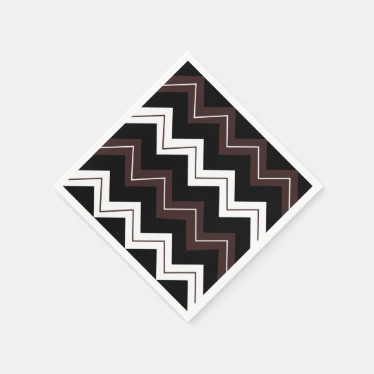 Serviette En Papier Blancs Brown noir (Coin)