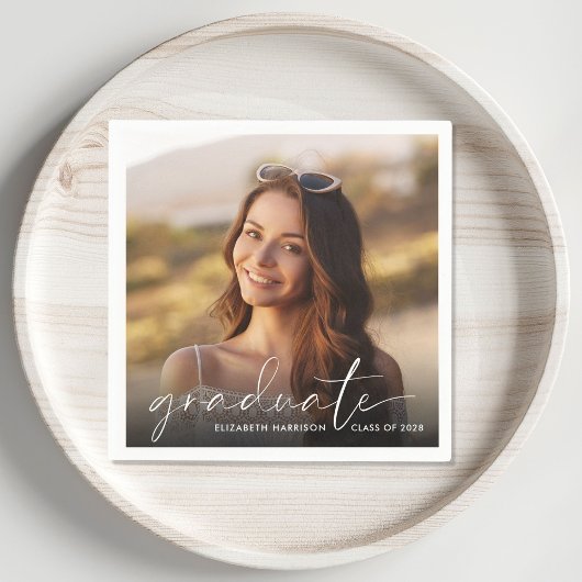 Serviette En Papier Blancs photo superposition de la partie de graduat