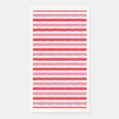 Serviette En Papier Blancs rouges roses d'été (Devant)