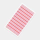 Serviette En Papier Blancs rouges roses d'été (Coin)