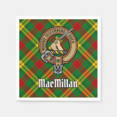 Serviette En Papier Blason de Clan MacMillan sur tartan (Devant)