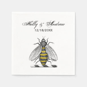 Serviette En Papier Blason Préparatoire Emblème de blason vintage d'ab