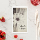 Serviette En Papier Blé séché et Mariage agricole de la campagne maraî (En situation)