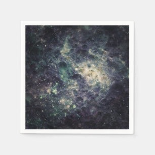 Serviette En Papier Bleak Galaxy Space Rock fête d'anniversaire
