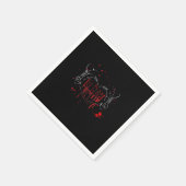 Serviette En Papier Blegh Breakdown, Skeleton Heart Hands, Emo Band, S (Coin)