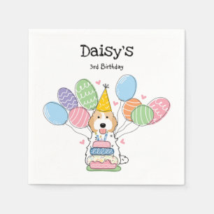 Serviette En Papier Blenheim Cockapoo Cavapoo Anniversaire